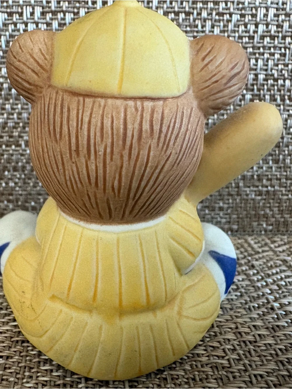 Three Vintage Homco Playtime Bears Sailor Cowboy Baseball Player 1417 Figurines